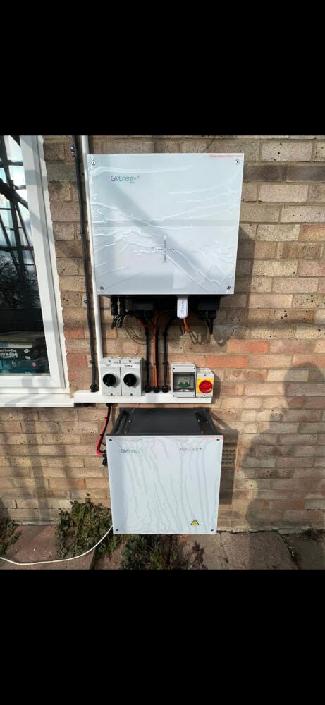 Battery storage and inverter installation by Coutts Electrical Contractors — photograph 10 of 10