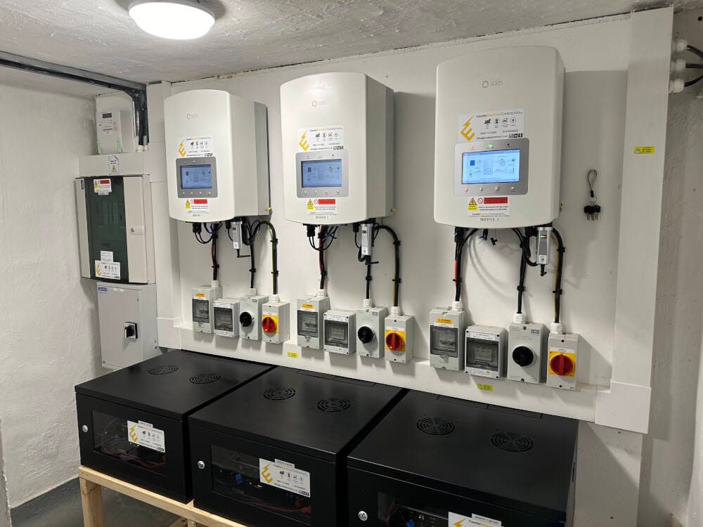 Battery storage and inverter installation by Coutts Electrical Contractors — photograph 2 of 10