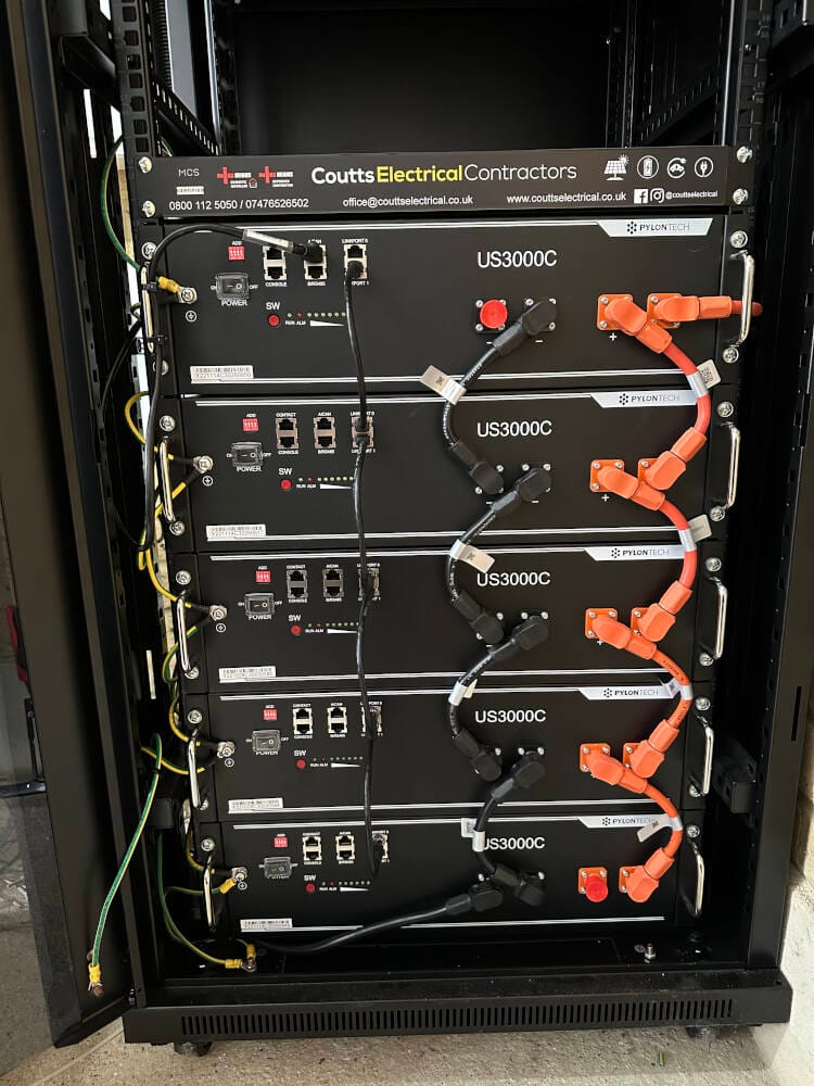 Battery storage and inverter installation by Coutts Electrical Contractors — photograph 3 of 10
