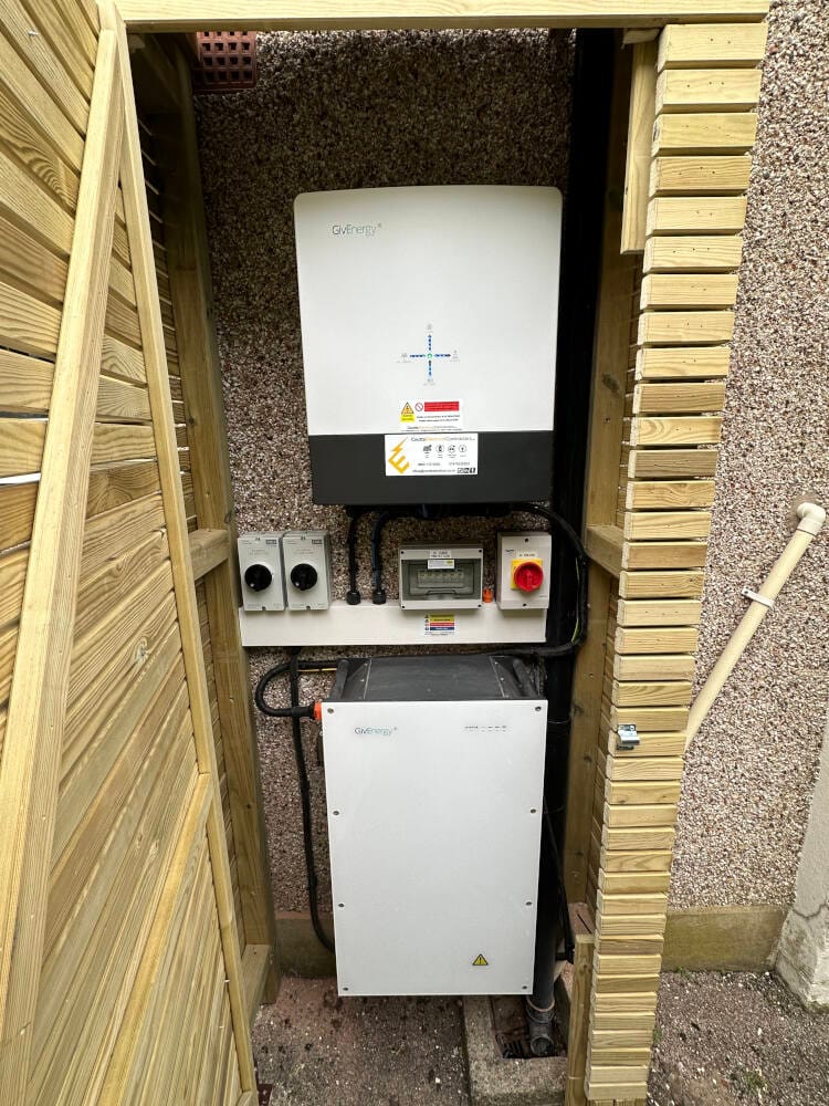 Battery storage and inverter installation by Coutts Electrical Contractors — photograph 5 of 10
