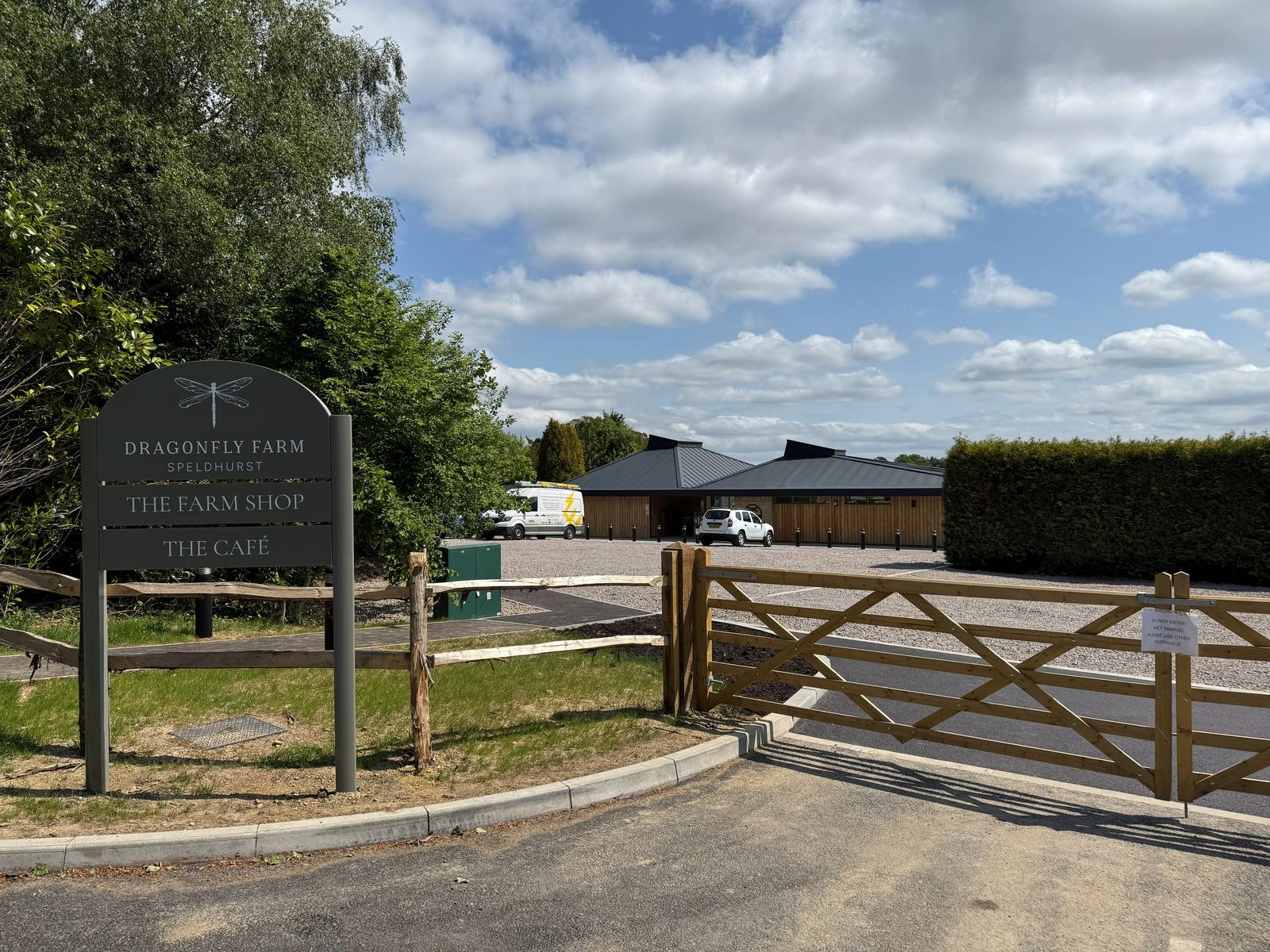 Complete Electrical, Fire alarm, CCTV, Staff & Guest Wi-Fi, Data, Intruder alarm, EV charging & Sound system designed and installed for Dragonfly Farm in Speldhurst, Tunbridge Wells — Coutts Electrical project